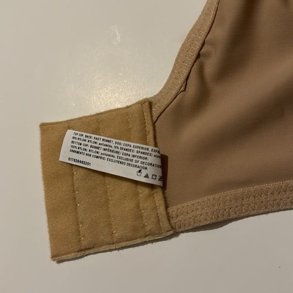 Lilyette By Bali 38DDD Beige The Lily Fit Bra UNDERWIRE SUPPORT MINIMIZER 0428 - Picture 4 of 8